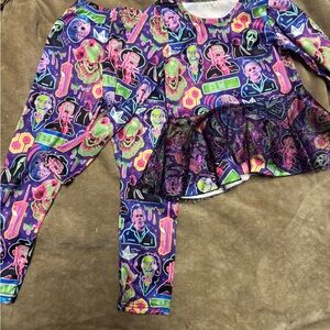 Horror 2 piece Girl Set